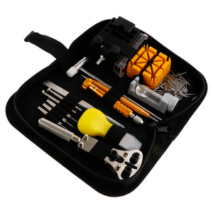140-Piece Watch Repair Tool Kit Back Case Opener Spring Pin Remover