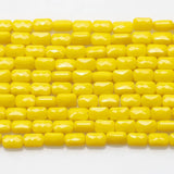 140 pcs 7x4mm Crystal Glass Beads Square Rectangle Shape Jewelry Making
