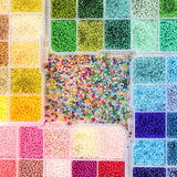 Czech Glass Seed Beads Belt Box Set Charm Beading DIY Earrings Bracelet Necklace