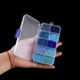 Czech Glass Seed Beads Belt Box Set Charm Beading DIY Earrings Bracelet Necklace