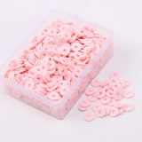 1400Pcs 6mm Flat Round Clay Beads for Jewelry Making