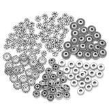 140Pcs Antique Silver Spacer Beads Alloy Jewelry Beads for DIY Jewelry Making