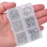 140Pcs Antique Silver Spacer Beads Alloy Jewelry Beads for DIY Jewelry Making