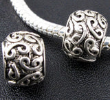 140Pcs Alloy Charm Spacer Beads Jewelry Making DIY Accessories