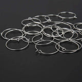 140Pcs Wine Glass Charm Rings and Fish Charms for DIY Marker