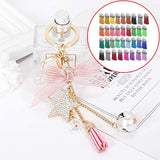 140Pcs Tassel Bulk Set DIY Leather Pendants Acrylic Jewelry Accessories