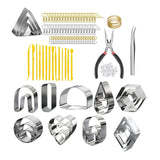 141-Piece Polymer Clay Earring Kit with Hooks and Tools