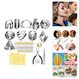 141 Stainless Steel Polymer Clay Cutters for DIY Earrings