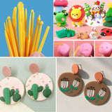 141 Stainless Steel Polymer Clay Cutters for Earrings Jewelry Making