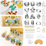 141Pcs Polymer Clay Cutters Sculpting Tools Earring Making Kit