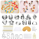 141Pcs Polymer Clay Cutters Sculpting Tools Earring Making Kit