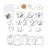 141Pcs Polymer Clay Jewelry Making Kit with Earring Hooks and Cards