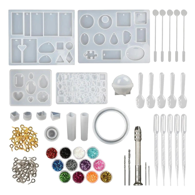 142 PCS Resin Casting Tools Set with Silicone Epoxy