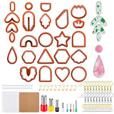 142Pcs Jewelry Mold Tools for DIY Earrings Polymer Clay Cutters with Storage Bag