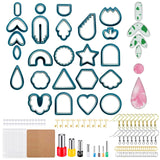 142Pcs Jewelry Mold Tools for DIY Earrings Polymer Clay Cutters with Storage Bag