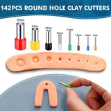 142Pcs Polymer Clay Cutters Set DIY Jewelry Making Mold