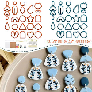 142Pcs Polymer Clay Cutters Set DIY Jewelry Making Mold