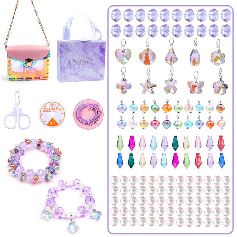 DIY Crystal Bracelet Set for Children