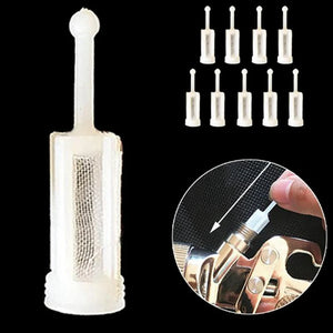 144 Pcs Universal Gravity Spray-Gun Filters Fine Mesh