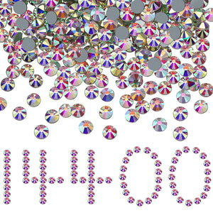 14400 Pcs Crystal Heat Repair Rhinestones Glass Flat Back SS10