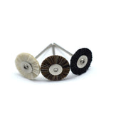 144PCS Jewelry Bristle Brushes 2.35MM Shank For Polishing 19/22/25MM