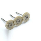 144PCS Jewelry Bristle Brushes 2.35MM Shank For Polishing 19/22/25MM