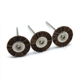 144PCS Jewelry Bristle Brushes 2.35MM Shank For Polishing 19/22/25MM