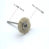 144PCS Jewelry Bristle Brushes 2.35MM Shank For Polishing 19/22/25MM