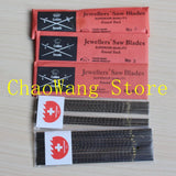 144PCS Jewelry Saw Blades 300 400 500 Gum Laddle Jewelry Saw Bow