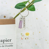 144Pcs Acrylic Keychains & Tassel Pendant DIY Project Crafts