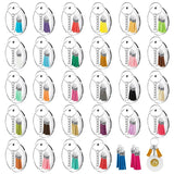 144Pcs Acrylic Keychains & Tassel Pendant DIY Project Crafts