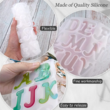 Silicone Letter Resin Mold Kit Epoxy Resin Casting Set