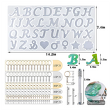 Silicone Letter Resin Mold Kit Epoxy Resin Casting Set