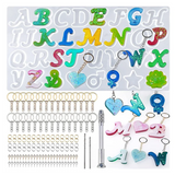 Silicone Letter Resin Mold Kit Epoxy Resin Casting Set