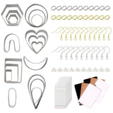 144pcs Polymer Clay Earring Cutter Set Jewelry Making Tool