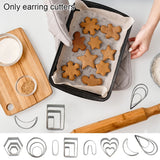 144pcs Polymer Clay Earring Cutter Set Jewelry Making Tool