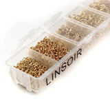 1450 Pcs Alloy Open Jump Rings Split Rings for DIY Jewelry Making Findings