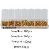 1450 Pcs Alloy Open Jump Rings Split Rings for DIY Jewelry Making Findings
