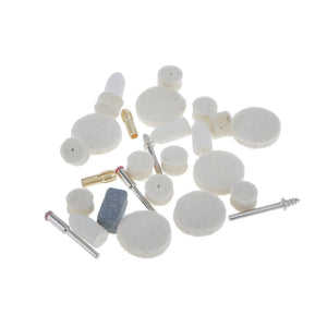 145Pcs Wool Wheel Brush Burs Jewelry Polisher Tool Set