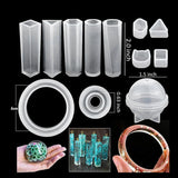 Resin Jewelry Making Starter Kit, Silicone Casting Mold For Beginners