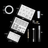 Resin Jewelry Making Starter Kit, Silicone Casting Mold For Beginners