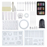 Resin Jewelry Making Starter Kit, Silicone Casting Mold Set