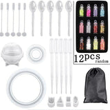 Resin Jewelry Making Starter Kit with Silicone Molds & Tools Set