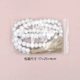 Wooden Beads Curtain Straps Home Decoration Garland Jewelry Making