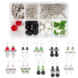 DIY Butterfly Wings Glass Beads Earrings Kit