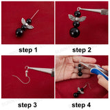 DIY Butterfly Wings Glass Beads Earrings Kit