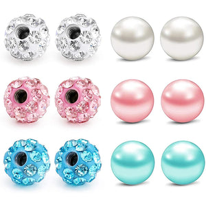 Replacement Balls for Lip/Nipple Rings + Clear Acrylic Barbell Parts