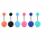 14G Stainless Steel Belly Button Rings CZ Navel Bars Piercing Jewelry