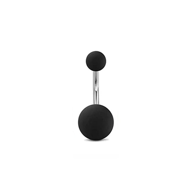 14G Stainless Steel Belly Button Rings CZ Navel Bars Piercing Jewelry