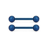 14G Surgical Steel Straight Barbell Tongue Rings Body Piercing Jewelry